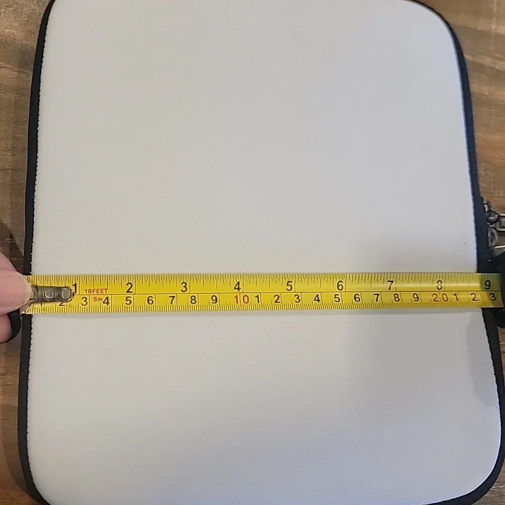Sleek White Tablet Sleeve